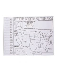Color Your Own All About the United States