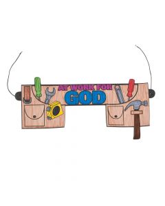 Color Your Own At Work For God Tool Belts