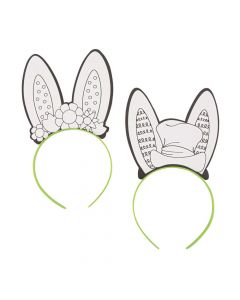 Color Your Own Bunny Ear Headbands