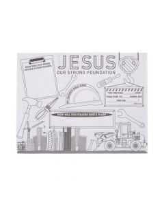 Color Your Own “Construction VBS” Posters