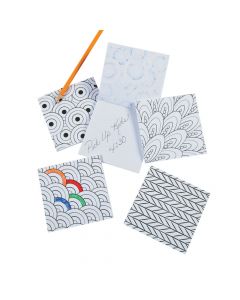 Color Your Own Doodle Notepads