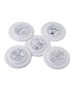 Color Your Own Halloween Flying Discs