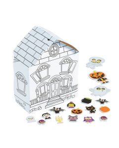 Color Your Own Haunted Houses