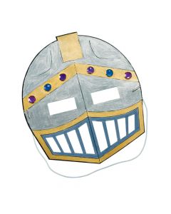Color Your Own Knight's Mask
