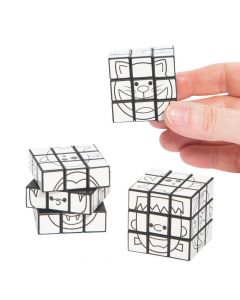 Color Your Own Mini Halloween Magic Cubes