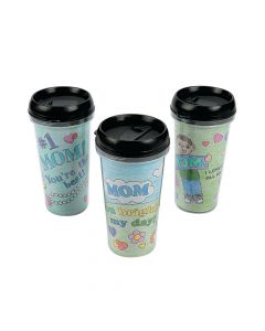 Color Your Own Mom Artist Travel Mugs