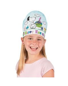 Color Your Own Peanuts Easter Crowns
