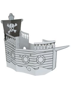 Color Your Own Pirate Ship Playhouse