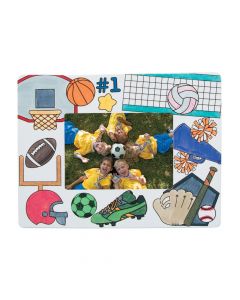Color Your Own Sports Picture Frames