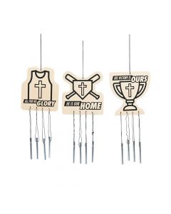 Color Your Own Sports VBS Wind Chimes