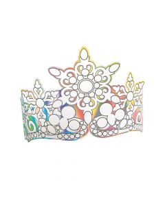 Color Your Own Winter Iridescent Crown Headbands