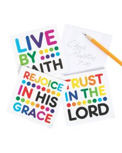 Colorful Bible Verse Notepads