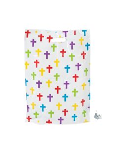 Colorful Cross Gift Bags with Handle