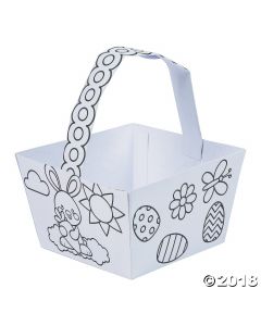 Colour Your Own Easter Baskets