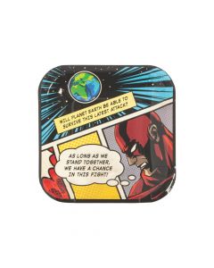 Comic Superhero Paper Dessert Plates