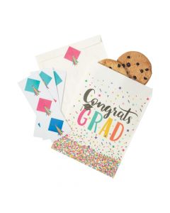 Congrats Grad Party Paper Treat Bags