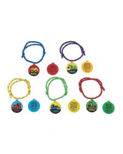 Construction VBS Daily Verse Rope Bracelets