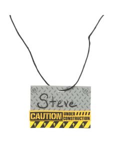 Construction VBS Name Tag Necklace Craft Kit