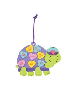Conversation Heart Turtle Ornament Craft Kit