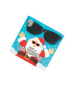 Cool Santa Glasses with Card