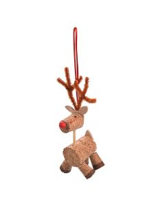 Cork Reindeer Christmas Ornament Craft Kit