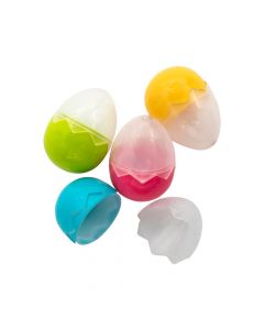 Cracked Clear Plastic Easter Eggs - 12 Pc.