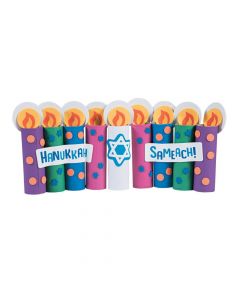 Craft Roll Hanukkah Candle Craft Kit