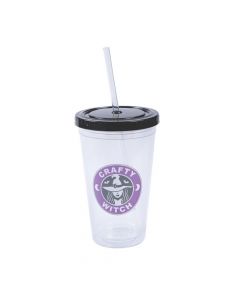 Crafty Witch Tumbler with Lid and Straw