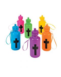 Cross Plastic Water Bottles