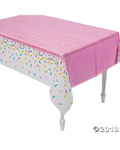 Cupcake Party Plastic Tablecloth