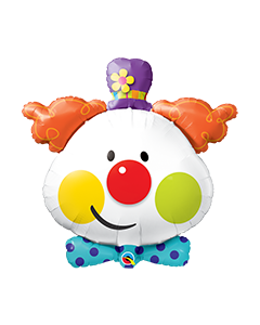 Cute Clown  Foil Balloon