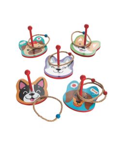 Cute Puppy Dog Ring Toss Game