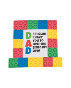Dad Brick Tabletop Decoration with Easel Craft Kit