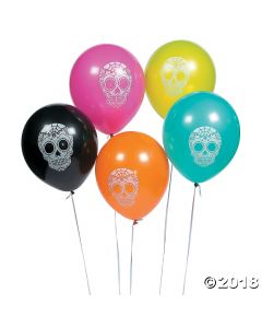 Day of the Dead Latex Balloons