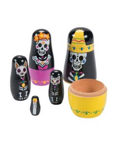 Day of the Dead Nesting Characters