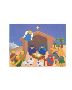 Design Your Own Nativity Sticker Scenes