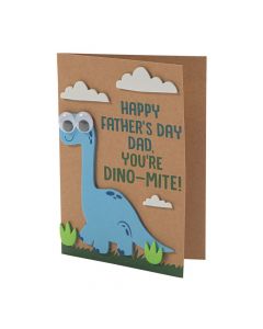 Dino-Mite Dad Card Craft Kit