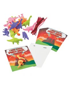 Dino-Mite Eraser Valentine Cards