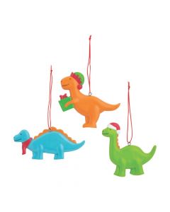 Dinosaur Christmas Ornaments