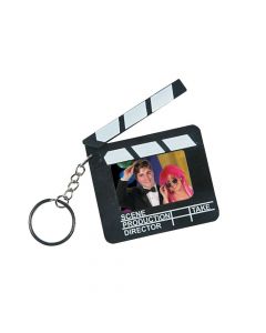 Director's Clapboard Picture Frame Keychains