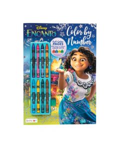 Disney's Encanto Color by Number Activity Book with Crayons