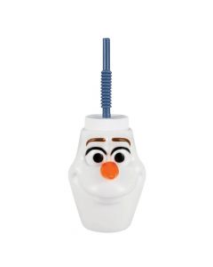 Disney’s Frozen II Olaf Plastic Cup with Straw