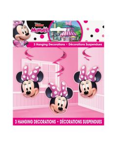 Disney's Minnie Mouse Hanging Swirl Decorations - 3 Pc.