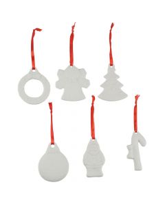 DIY Ceramic Holiday Ornaments