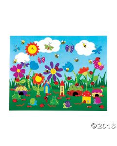Diy Flower Garden Sticker Scenes