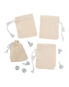 DIY Mini Drawstring Bags - 12 pcs.