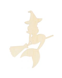 DIY Unfinished Wood Mermaid Witch Silhouette Cutout