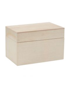 DIY Unfinished Wood Recipe Boxes