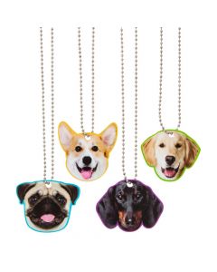 Dog Face Dog Tag Necklaces