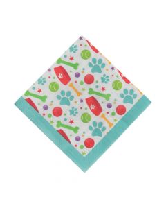 Dog Party Luncheon Paper Napkins
